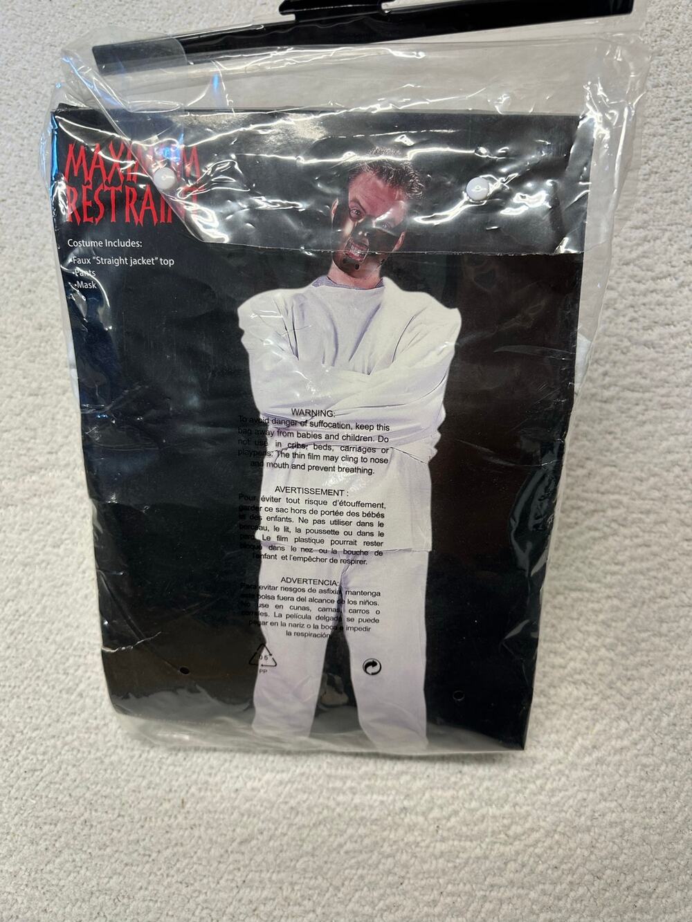 Mens Maximum Restraint Costume One Size